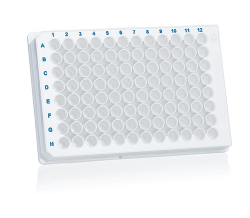 BRAND 781724 BRANDplates 96-Well Microplate, immunoGrade, PS, 330 µl, standard, U-bottom