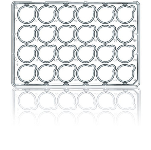 BRAND 782880 Multi-well BRANDplates for inserts, pureGrade S, with lid, sterile, inserts 24-well