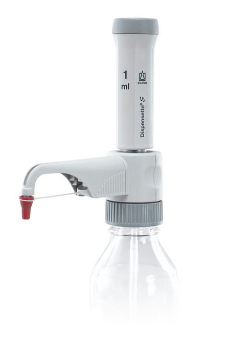 BRAND 4600210 Dispensette S Bottle-Top Dispenser, Fixed-Volume, 1 ml