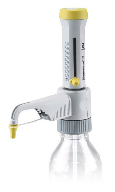 BRAND 4630140 Dispensette S Organic Bottle-Top Dispenser, Analog-Adjustable, 1 ml - 10 ml