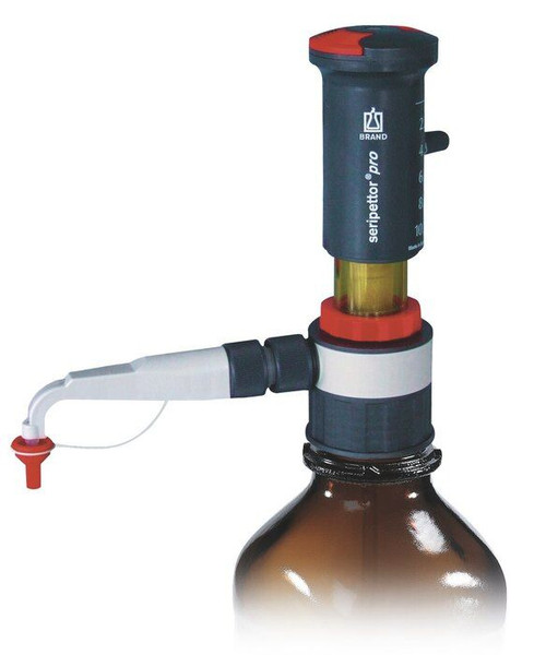 BRAND 4720450 Seripettor pro Bottle-Top Dispenser, 2.5 ml - 25 ml