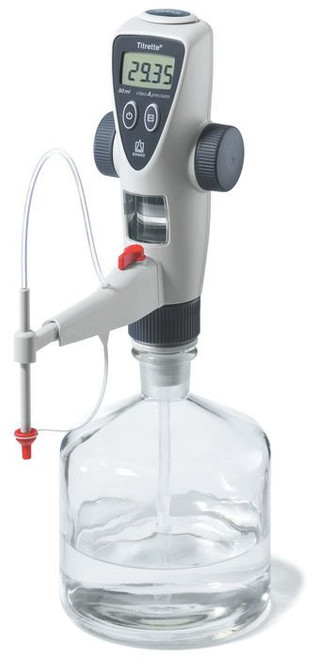 BRAND 4760261 Titrette Bottle-Top Burette, 50 ml, with RS232 interface