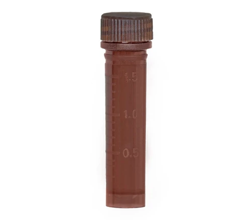 Zymo Research C1028-50 2.0 mL U-bottom Amber Tube, with caps, 50 Pack