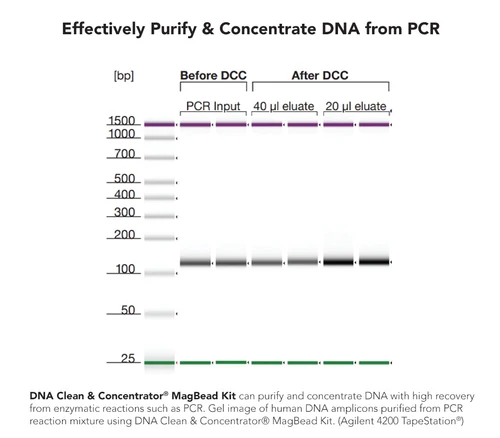 Zymo Research D4012 DNA Clean & Concentrator Magbead Kit, 100 preps