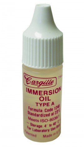 Heathrow Scientific 1200-IOG Immersion Oil (1/4 oz.), for Objectives