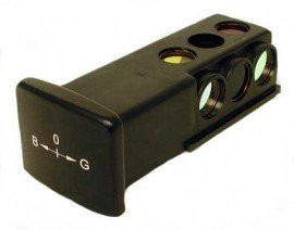 Heathrow Scientific 1400-FHWF Fluorescence Filter Holder with two Broadband Filters (Blue and Green), for 1480FLI's