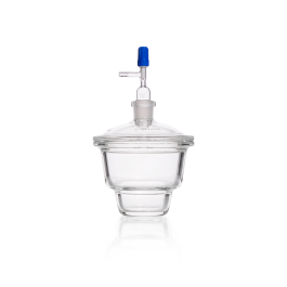 DURAN 247826157 Vacuum Desiccator Set, NOVUS Type (NS 24/29), with porcelain plate, DN 200