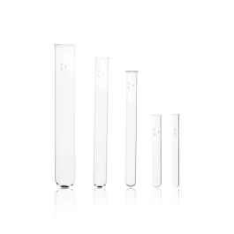 DURAN 261310106 Test Tube, straight rim, 2 mL, 8 x 70 mm, Case of 100