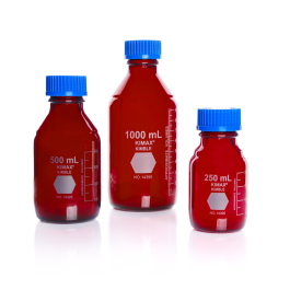 Kimble 14399-1000 RAY-SORB GL 45 Media Bottle, 1000 mL