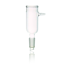Kimble 178110-2440 KONTES Vacuum Filtration Adapter, With Hose Connection, 24/40 mm