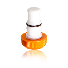 Kimble 179800-2324 BEVEL-SEAL PTFE Inlet Adapter, 24/25 mm, 8.5/10.5