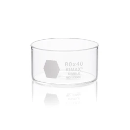 Kimble 23000-7050 KIMAX Crystallizing Dish, 70 x 50 mm, 160 mL, Case of 24