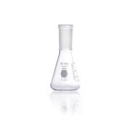 Kimble 26510-50 KIMAX Jointed Erlenmeyer Flask, 19/38, 50 mL, Case of 12