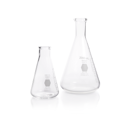 Kimble 27050-1000 KIMAX Heavy Wall Erlenmeyer Flask, narrow neck, 1000 mL