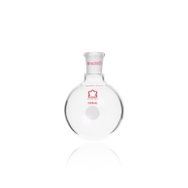 Kimble 294000-0100 KONTES Single Neck Heavy Wall Round Bottom Flask, 14/20, 100 mL
