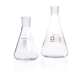 Kimble 617000-1145 KONTES Jointed Narrow Mouth Erlenmeyer Flask, 45/50, 6000 mL