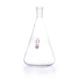 Kimble 617000-0724 KONTES Jointed Narrow Mouth Erlenmeyer Flask, 24/40, 1000 mL