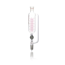 Kimble 634500-0125 KONTES Graduated Addition Funnel Without Stopper and With Glass Stopcock, 125 mL