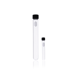 Kimble 45066-25200 KIMAX Reusable Screw Thread Culture Tube,Unattached Cap, Rubber Liner, 25 x 200, 70 mL, Case of 144