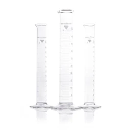 Kimble 50022-50 ValueWare Graduated Cylinder, Class B, TC, with White Scale, 50 mL, Case of 12