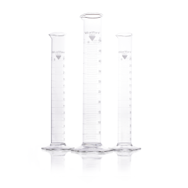 Kimble 50022-500 ValueWare Graduated Cylinder, Class B, TC, with White Scale, 500 mL, Case of 4