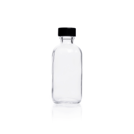 Kimble 5113233V-22 Boston Round Bottles Convenience Packs (Caps Attached), 1000 mL, Solid PE, Case of 12