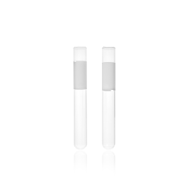 Kimble 60AM10MXW MARK-M Soda Lime Glass Tube With 3/4" Vertical Labels, 10 x 75 mm, 3 mL, Case of 1,000