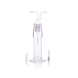 Kimble 657750-1223 Tall Form Gas Washing Bottles, coarse, 125 mL