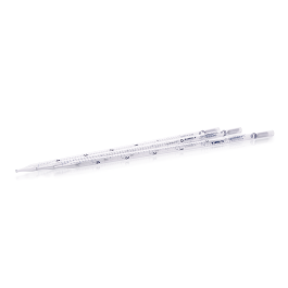 Kimble 72102-11100 Sterile Disposable Glass TD Color-Coded Serological Pipette Canister, Yellow, 1 mL, Case of 500