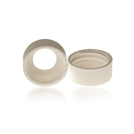 Kimble 73806-24400 Open-Top Black Polypropylene Screw Thread Caps, 24-400, 14 mm Hole, Case of 1,000