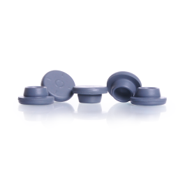 Kimble 73827-21 Gray Butyl Rubber Stoppers, 20 mm, Case of 1,000