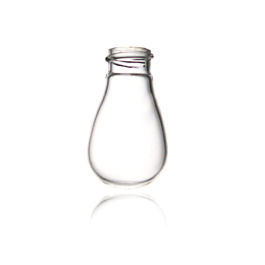 Kimble 747550-2520 KONTES Threaded Kjeldahl-Shaped Flask, 25 mL