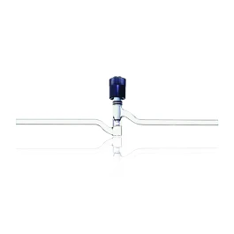 Kimble 826500-0004 HI-VAC Straight Valve, with PTFE Plug and Tip O-Ring, Bore Range 0-4 mm
