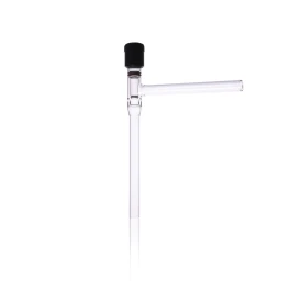Kimble 826460-0012 HI-VAC Right-Angle Valve, with Glass Plug and Tip O-Ring, Bore Range 0-12 mm
