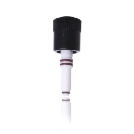 Kimble 826501-0004 Replacement Valve, PTFE threaded with Tip O-Ring for HI-VAC Straight Valves, Size 4