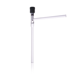 Kimble 826510-0004 HI-VAC Right-Angle Valve with PTFE Plug and Tip O-Ring, Bore Range 0-4 mm