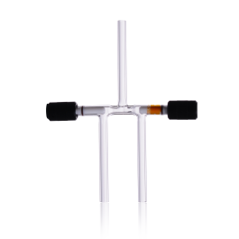 Kimble 826700-0004 HI-VAC Three-Way Valve, with PTFE Plug, without Tip O-Ring, Bore Range 0-4 mm