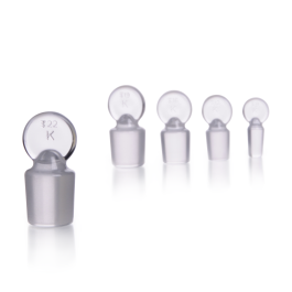 Kimble 850100-0032 Glass Pennyhead Stopper, Size 32