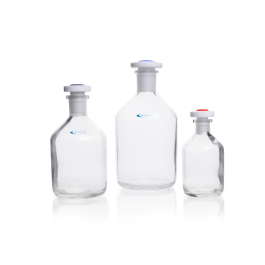 Kimble KC15097-2000 KimCote Enlarging Connecting Adapter, With Color-Coded PTFE Flathead Stopper, 2000 mL