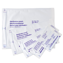 Wheaton 3210.0926 SOCOREX Qualitix Autoclave Pouches, 90 mm x 260 mm, Case of 200