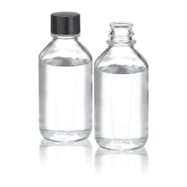 Wheaton 219417 Media / Lab Bottle, non graduated, without cap, clear, 250 mL, Case of 48