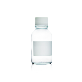 Wheaton 221014 Safety Coated Clear Glass GPI Reagent Bottle, 125 mL with cap, Case of 6