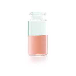 Wheaton 225278 Crimp Top Headspace Vial, Rounded Bottom, Beveled Finish, 10 mL, Case of 100