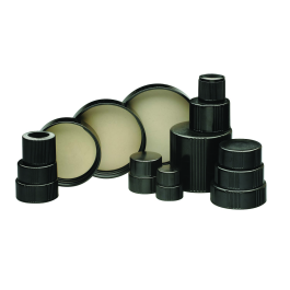 Wheaton W240822 Black Phenolic Screw Cap, PTFE-Faced Rubber Liner, 15-425, Case of 250