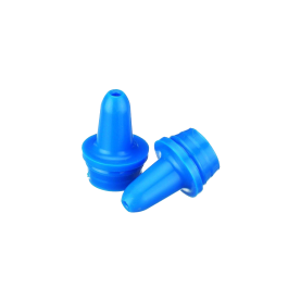 Wheaton W242424-A Extended Controlled Dropper Tip, 15mm, Blue, Case of 1,000
