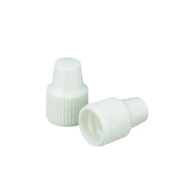 Wheaton 242510 Dropper Tip Cap, 8-425, White, Case of 100