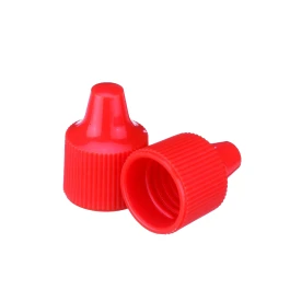 Wheaton 242513 Dropper Tip Cap, 15-415, Orange, Case of 100