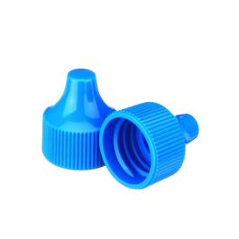 Wheaton 242524 Dropper Tip Cap, 20-410, Blue, Case of 100