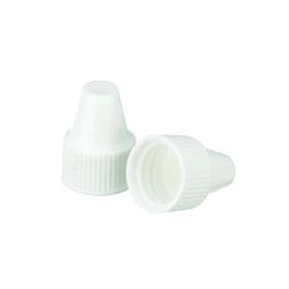 Wheaton 242540 Dropper Tip Cap, 13-425, White, Case of 100