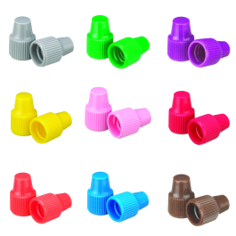 Wheaton W242505-A Dropper Tip Cap, 8-425, Gray, Case of 1,000